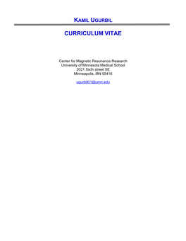 Curriculum Vitae