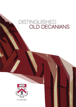 Distinguished Old Decanians