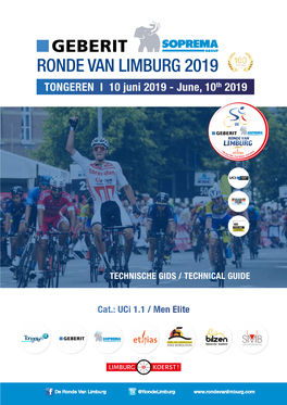 RONDE VAN LIMBURG 2019 TONGEREN I 10 Juni 2019 - June, 10Th 2019