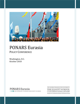 PONARS Eurasia Policy Conference Book Oct2010.Pdf