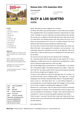Suzy & Los Quat T
