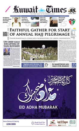 Faithful Gather for Start of Annual Hajj Pilgrimage