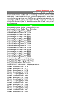 Reference Title List 2-2012