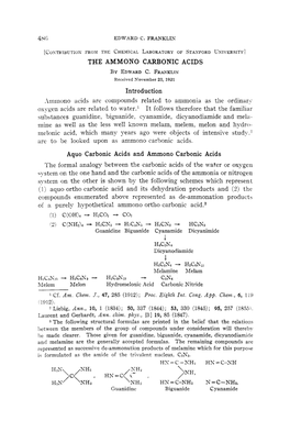 The Ammono Carbonic Acids by Edwardc