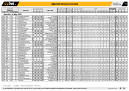 Weekend Regular Coupon 29/05/2020 09:28 1 / 3