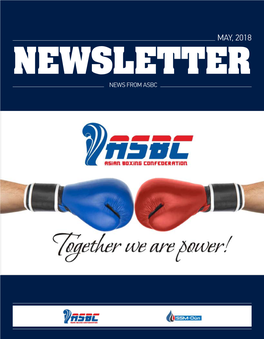 May, 2018 Newsletter NEWS from ASBC Content