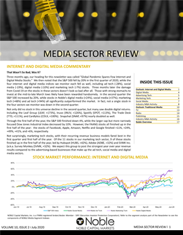 Media Sector Review