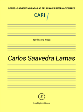 Carlos Saavedra Lamas