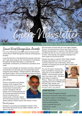 Gecko Newsletter: Autumn 2019