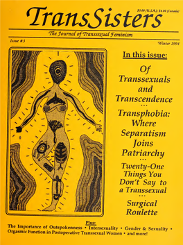 Transsisters : the Journal of Transsexual Feminism