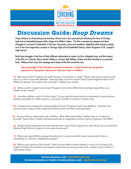 Discussion Guide: Hoop Dreams