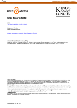 King's Research Portal