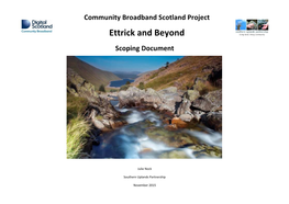 Ettrick and Beyond Scoping Document