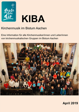 Kirchenmusik Im Bistum Aache Usik Im Bistum Aachen April 2019