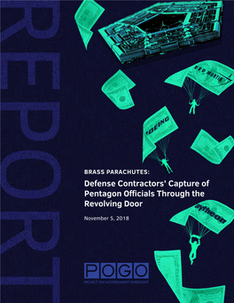 REPORT Defense Contractors' Capture of Pentagon Officials Through the Revolving Door