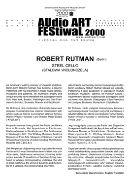 Audio ART Festiwal2000