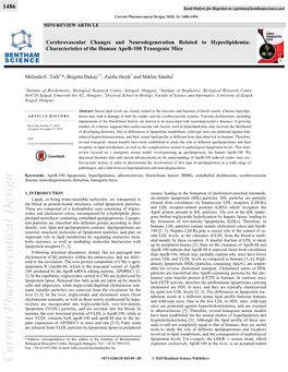 Current Pharmaceutical Design