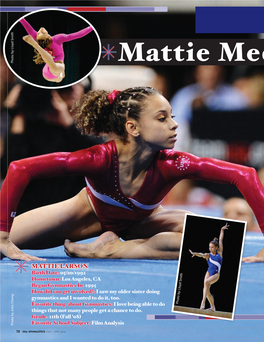 Mattie Medals at World Cup