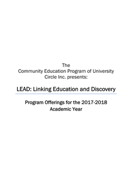 LEAD: Linking Education and Discovery