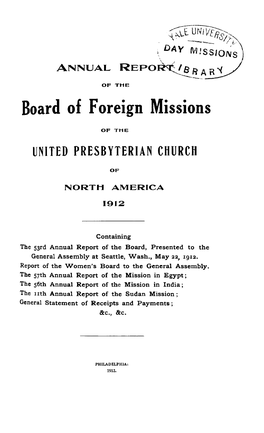 Board of Foreign Missions