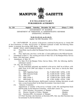 Manipur Gazette