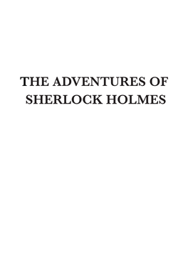 The Adventures of Sherlock Holmes