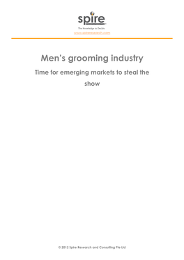 Men's Grooming Industry