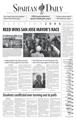 Reed Wins San Jose Mayor's Race