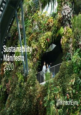 Sustainability Manifesto 2020 Our Values