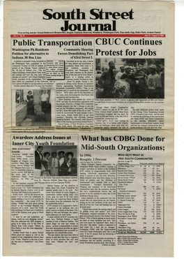 Public Transportation CBUC Continues Protest for Jobs
