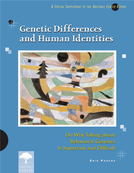 Genetic Differences and Human Identities