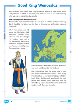 Good King Wenceslas