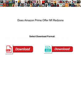 Does Amazon Prime Offer Nfl Redzone