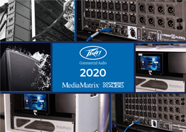 Peavey Commercial Audio Catalog Europe 2020