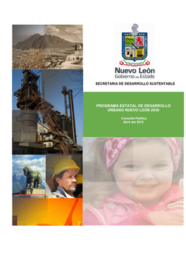 Programa Estatal De Desarrollo Urbano Nuevo León 2030