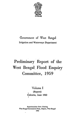 The West Bengal Flood . Enquiry Committee, 1959