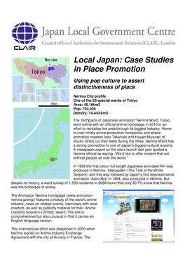 Local Japan: Case Studies in Place Promotion