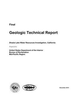 FEIS Geologic Technical Report