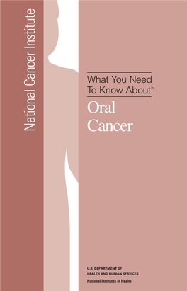 What You Need to Know About Oral Cancer