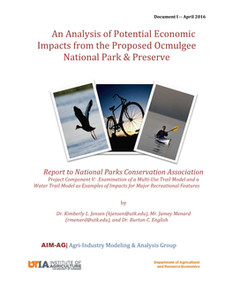 An Analysis of Potential Economic Impacts from the Proposed Ocmulgee