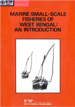 Marine Small-Scale Fisheries of West Bengal: an Introduction