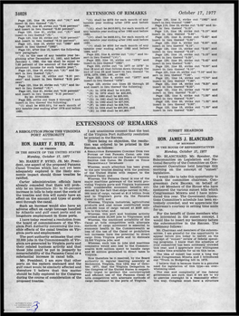 EXTENSIONS of REMARKS October 17, 1977