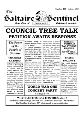 Sentinel, October 2014