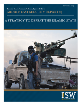 A Strategy to Defeat the Islamic State