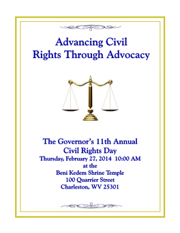 2014 Civil Rights Day Booklet