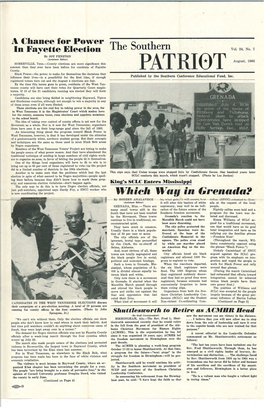 The Southern Patriot, August 1966