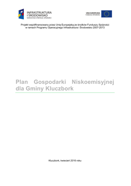 Plan Gospodarki Niskoemisyjnej Dla Gminy Kluczbork