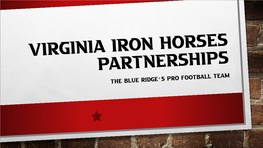 IRON HORSES PARTNERSHIPS.Pdf