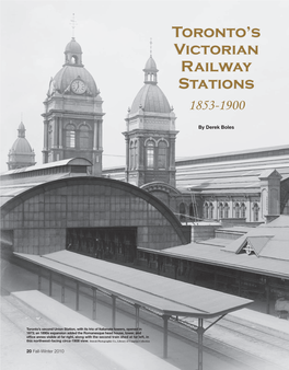 Toronto's Victorian Railway Stations