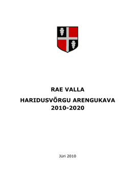 Rae Valla Haridusvõrgu Arengukava 2010-2020